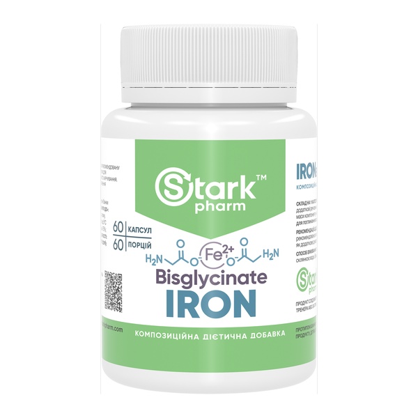 Iron Bisglycinate 36mg - 60 caps