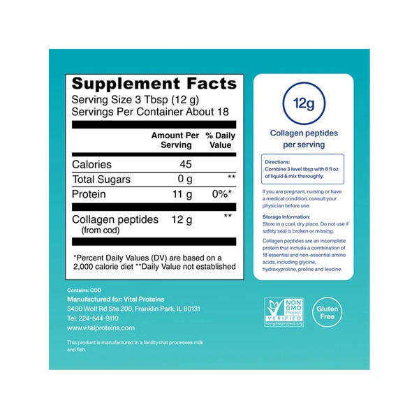 Marine Collagen - 221g Unflavored