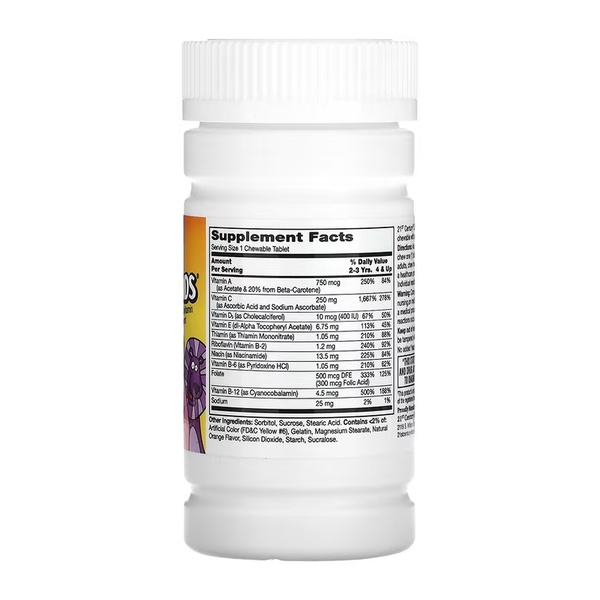 Zoo Friends Multi with Extra C - 60 chewable tabs