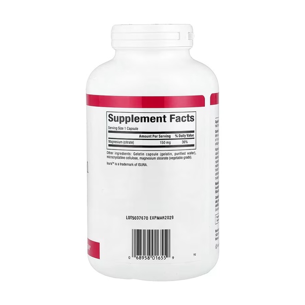 Magnesium Citrate 150mg - 360 caps