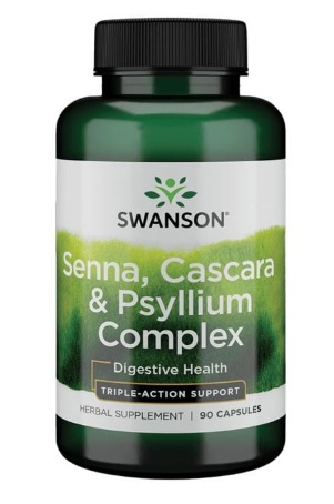 Senna Cascara Psyllium Complex - 90caps
