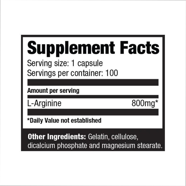Arginine Power 800 mg - 100 caps