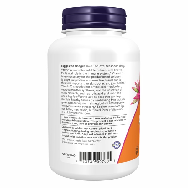(12.02 Очікування) Sodium Ascorbate - 227g (8oz)