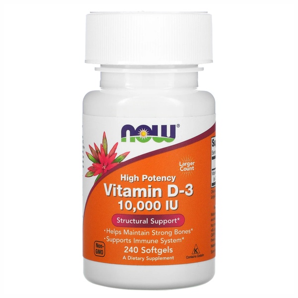 (12.02 Очікування) VIT D-3 10,000 IU - 240 sgels