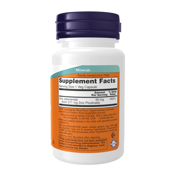 (12.02 Очікування) Zinc Picolinate 50 mg - 30 vcaps