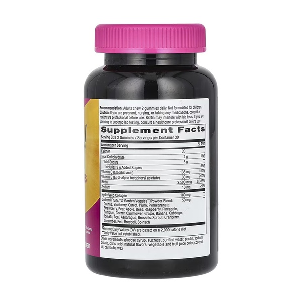 (20.02 Очікування) Alive! Hair, Skin & Nail Gummy - 60 gummies