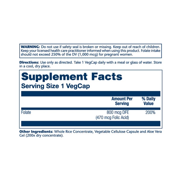 (22.07 Очікування) Folic Acid 1360mcg - 100 vcaps