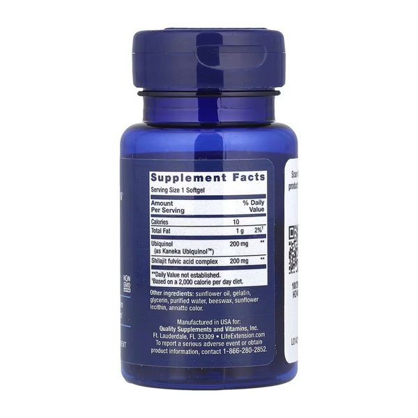 Super Ubiquinol CoQ10 with Enhanced Mitochondrial Support™ 200 mg - 30 softgels