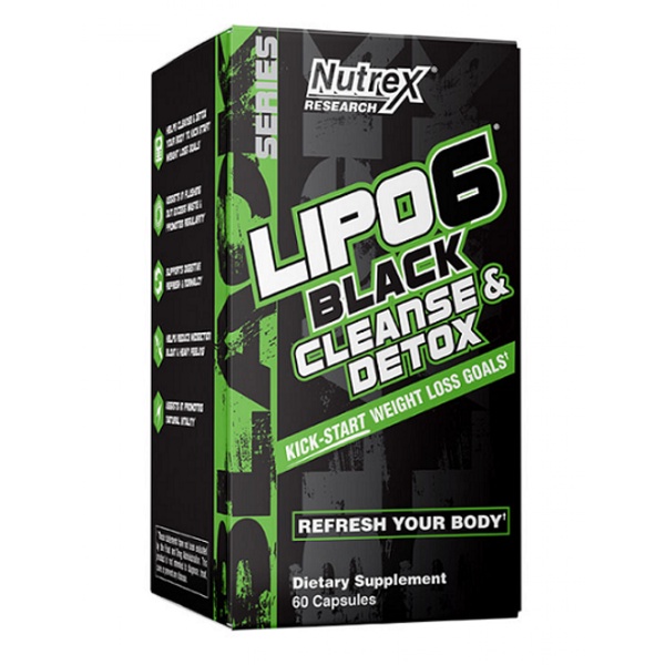 Lipo-6 Black Cleanse Detox - 60ct