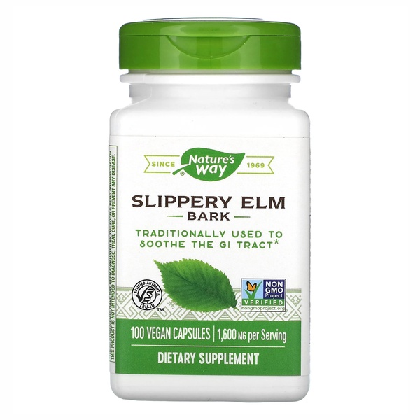 (20.02 Очікування) Slippery Elm Bark - 100 vcaps