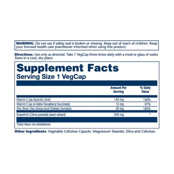(22.07 Очікування) Grapefruit Seed Extract 250mg - 60 vcaps