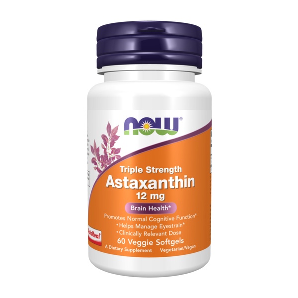 Astaxanthin 12 mg Triple Strength - 60 veg softgels