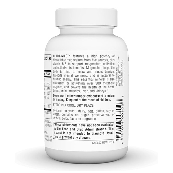 Ultra-Mag Magnesium Complex - 60 tabs (Пошкоджена банка)