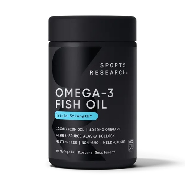 Omega-3 Fish Oil Alaska Pollock 1250mg - 90 softgels (Пошкоджена банка)