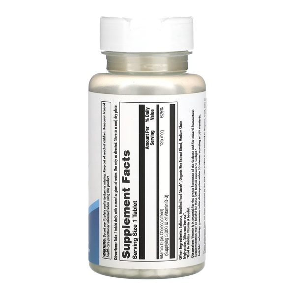 D3 125mcg - 60 tabs (Пошкоджена банка)