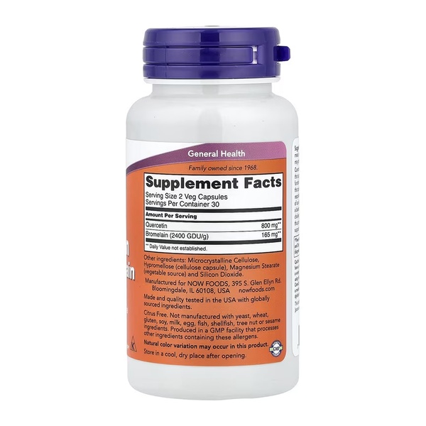 Quercetin with Bromelain - 60 vcaps