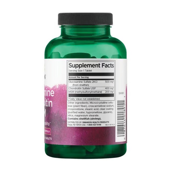 Glucosamine Chondroitin & Msm - Higher Strength - 120 tabs (До 07.26)