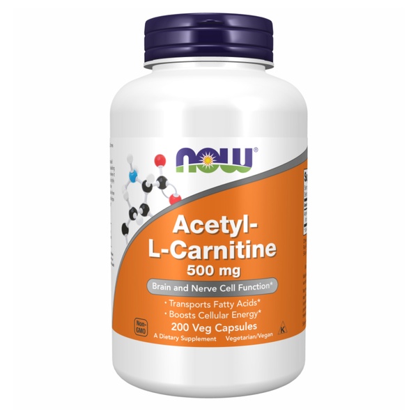 (12.02 Очікування) Acetyl L-Carnitine 500mg - 200 vcaps