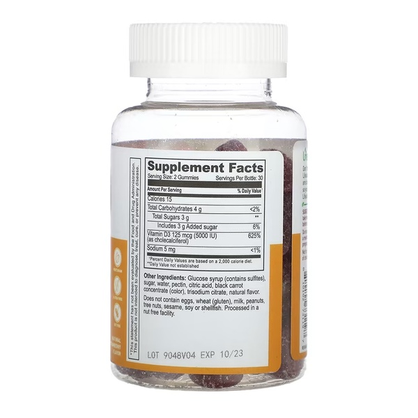 Vitamin D 5,000 IU Adult - 60 gummies