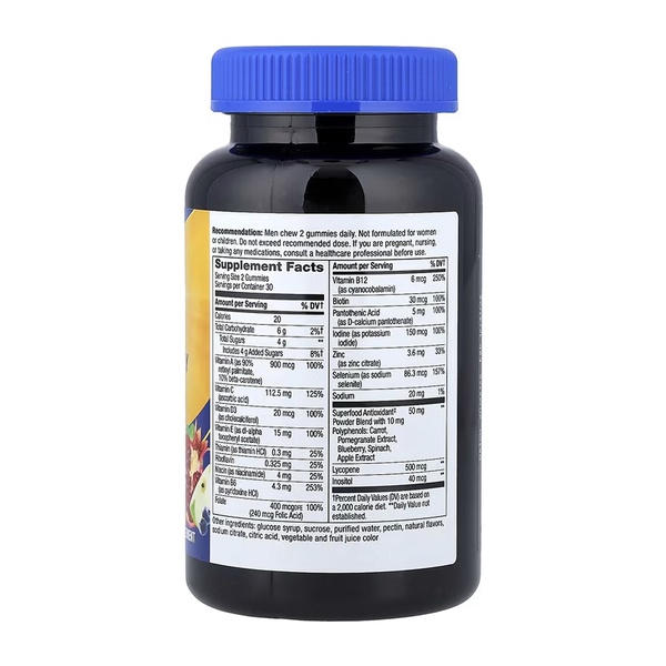 Men's Multivitamin - 60 gummies