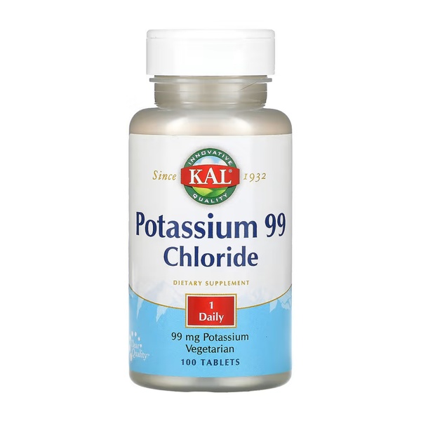 (22.07 Очікування) Potassium 99 Chloride - 100 tabs