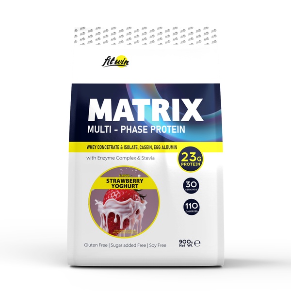 Matrix - 900g Strawberry Yogurt (Пошкоджена упаковка)