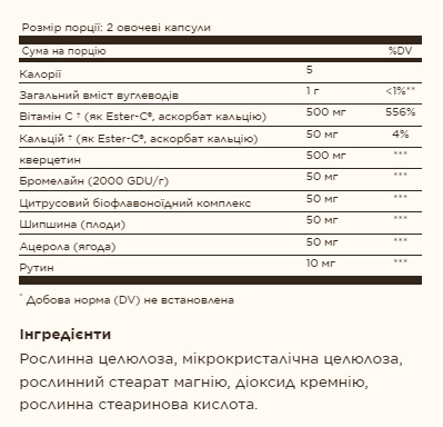 Quercetin Complex With Ester-C® Plus - 100 caps