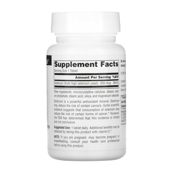 Selenium 200mcg - 60 tabs