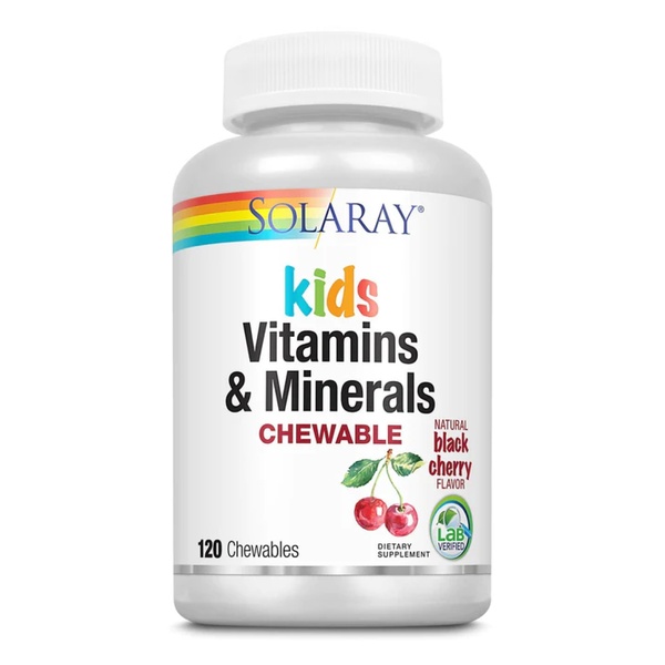 Kids Vitamins & Minerals - 120 chewables Black Cherry (Пошкоджена етикетка)