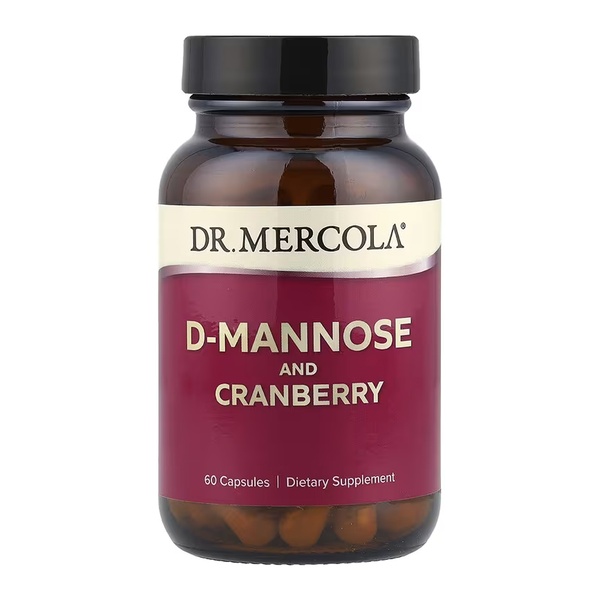 D-Mannose and Cranberry Extract - 60 caps (До 10.26+Пошкоджена кришка)