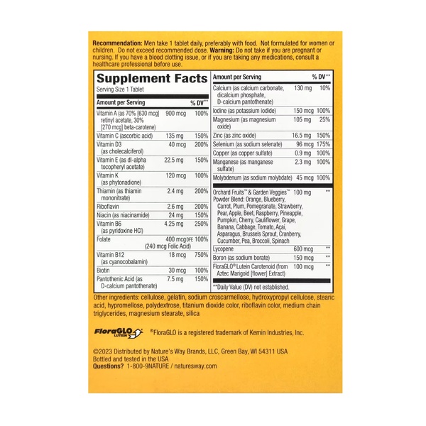 Men's Complete Multivitamin - 50 tabs (Пошкоджена упаковка)