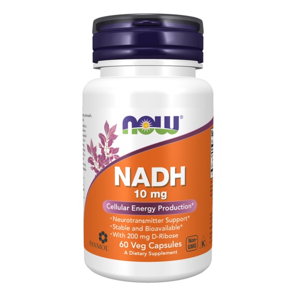 NADH 10mg With 200mg Ribose - 60 vcaps