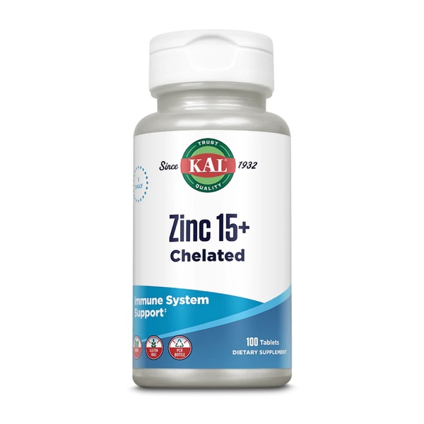 Zinc 15+ Chelated - 100 tabs