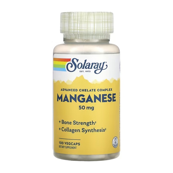 Manganese 50mg - 100 vcaps