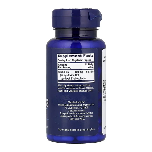 Vitamin B6 100 mg - 90 vcaps
