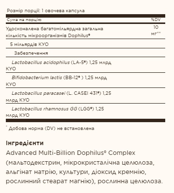 Advanced Multi-Billion Dophilus® - 60 vcaps