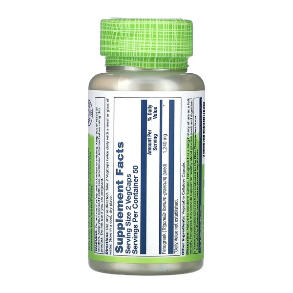 Fenugreek Seed 620mg - 100 vcaps