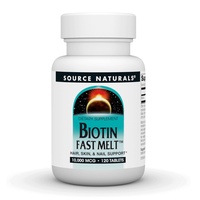Biotin Fast Melt 10000 mcg - 120 tabs