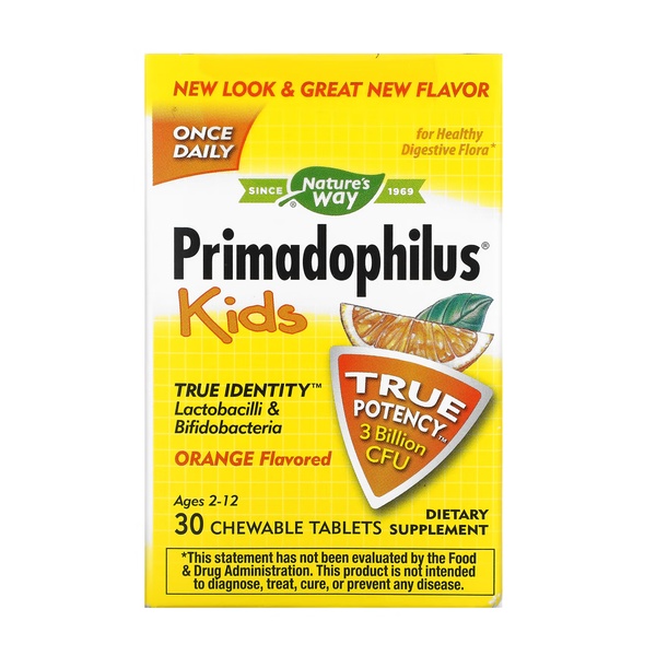 (20.02 Очікування) Primadophilus® - 30 tabs Orange