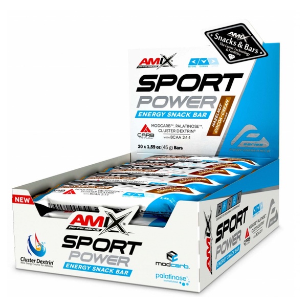 Sport Power Energi Snack Bar - 20x45g Hazelnut Cocoa-Cream