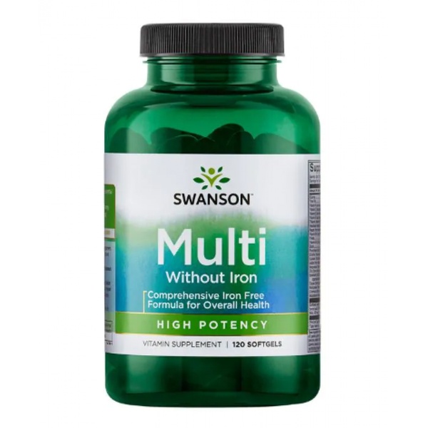 Multi whithout Iron - High potency - 120 sgels
