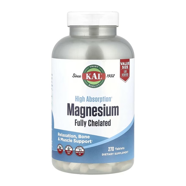 Magnesium Fully Chelated - 270 tabs
