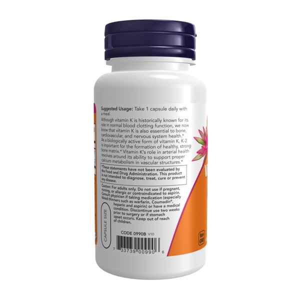 Vitamin K-2 100mcg - 250 vcaps