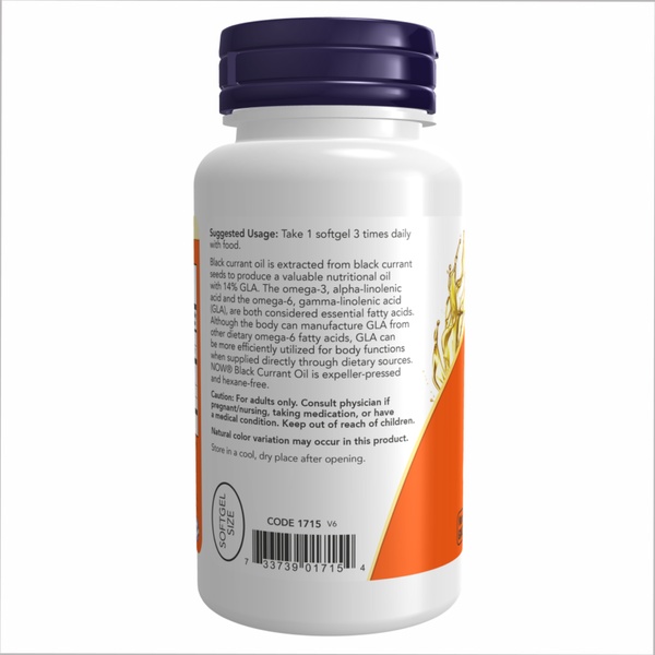 Black Currant Oil 500mg - 100 sgels