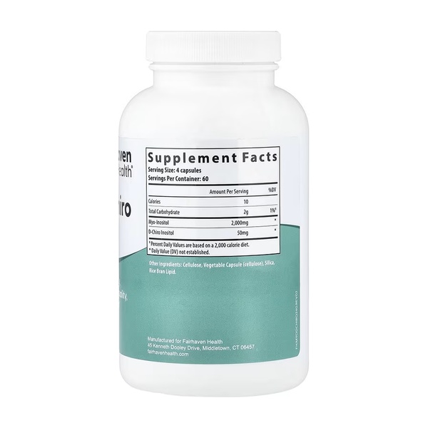 Myo + D-Chiro Inositol - 240 caps (Пошкоджена банка)