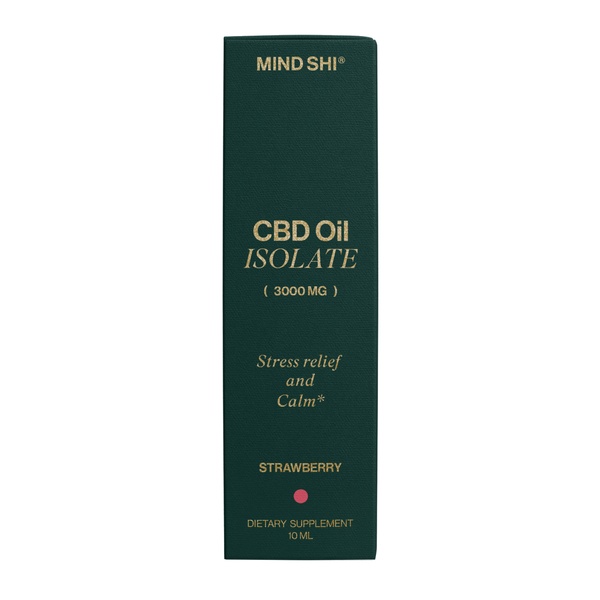 CBD Oil Isolate 3000 mg Strawberry - 10 ml (До 01.27)