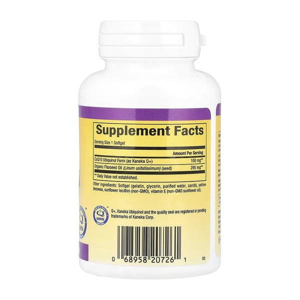 Ubiquinol CoQ10 100mg - 60 softgels