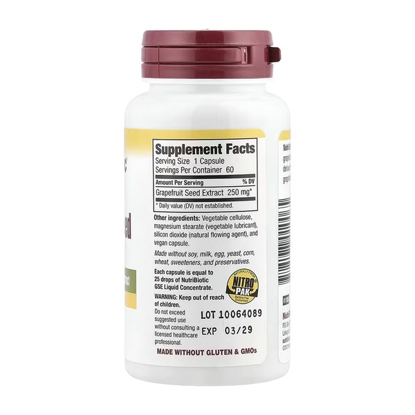 Grapefruit Seed Extract 250mg - 60 caps
