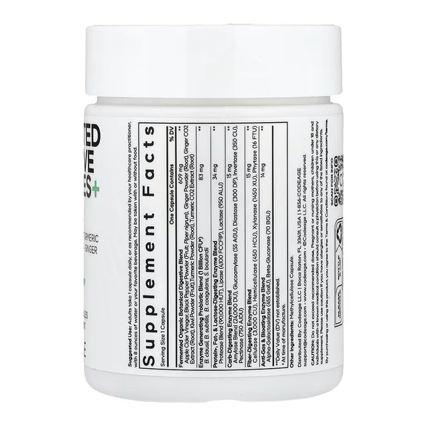 Fermented Digestive Enzymes - 90 vcaps (Пошкоджена банка)