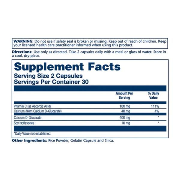 Calcium D-Glucarate 400mg - 60 caps